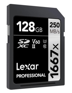 Lexar SDXC 128GB UHS-II V60 (R:250/W:120MB/s)