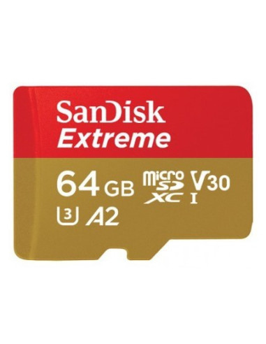 Sandisk microSD 64GB Extreme V30 (R:170/W:90MB/s)