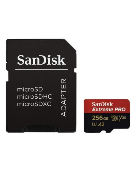 Sandisk microSD 256GB Extreme Pro V30 (R:200/W:140MB/s)