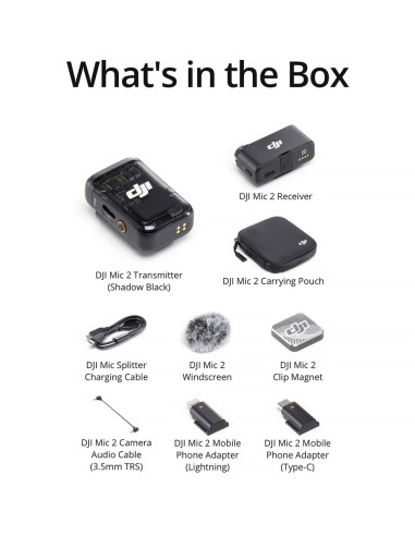 DJI Mic 2 (1 TX + 1x RX)