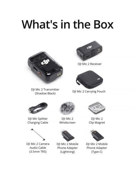 DJI Mic 2 (1 TX + 1x RX)