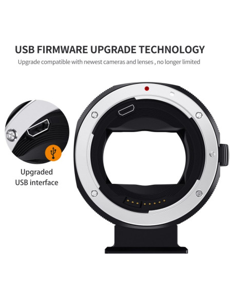 K&F Concept mount adapter Canon EF na Sony E