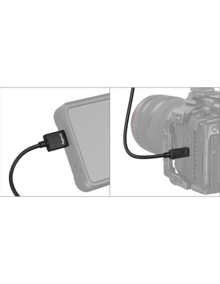 SmallRig ultra slim 4K micro HDMI - HDMI kabel D to A (100cm) 4795