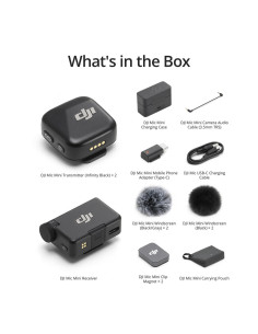 DJI Mic Mini (2 TX + 1x RX + polnilna postaja) 2