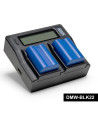 Newell komplet Panasonic DMW-BLK22 Supracell (2 kom) + USB-C LCD polnilec NL4078