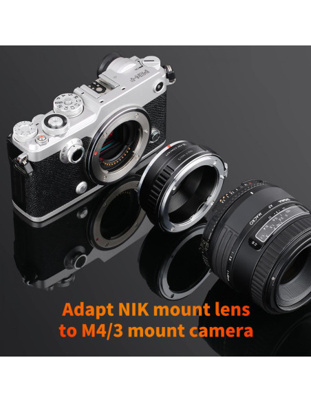 K&F Concept Mount Adapter Nikon F - MFT