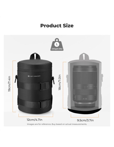 K&F Concept Lens Pouch S (7x11cm) torbica za objektiv