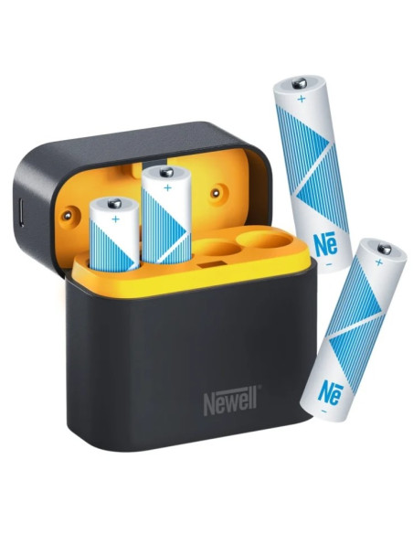 Newell 4-kanalni polnilnik + 4x AA Li-Ionska polnilna baterija 2200mAh