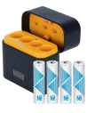 Newell 4-kanalni polnilnik + 4x AA Li-Ionska polnilna baterija 2200mAh