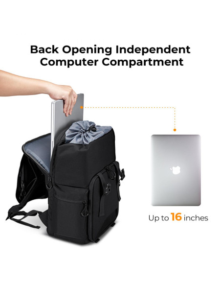 K&F Concept Backpack 25L Nature Wander 03 (Black)