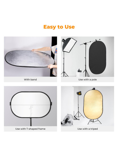 K&F Concept 5v1 komplet odbojnikov 150 cm