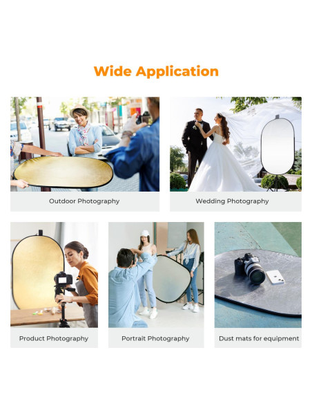 K&F Concept 5v1 komplet odbojnikov 150 cm