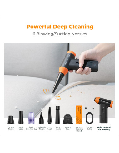 K&F Concept baterijski pihalnik Air Blower Cleaning KIT