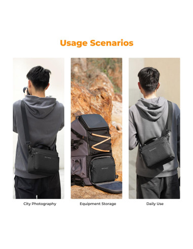 K&F Concept Sling Bag 5L Urban Wander 05 (črna)