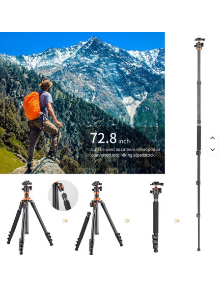 K&F Concept OverHead stojalo s krogelno glavo (K254A3+BH-28L)