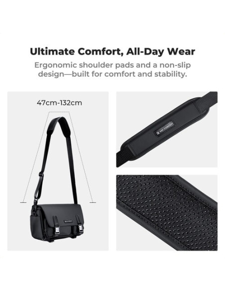 K&F Concept Sling bag 10L Urban Wander 11 (Black)