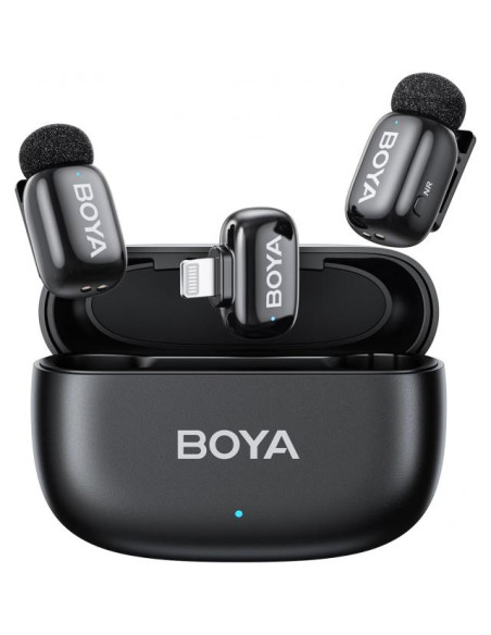 Boya Mini 2-03 brezžični mikrofonski set Lightning (2TX, 1RX)