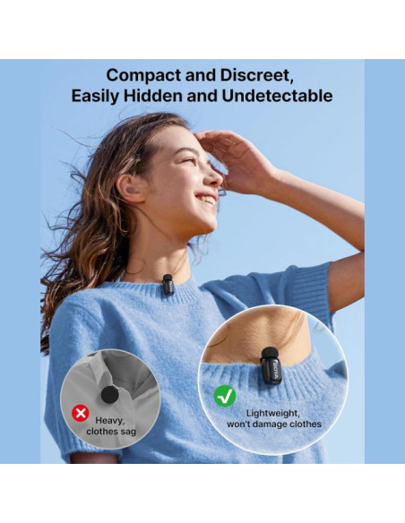 Boya Mini 2-03 brezžični mikrofonski set Lightning (2TX, 1RX)