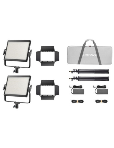 Godox Litemons LP600Bi-K2 Bi-Color LED (2-light KIT) komplet dveh luči