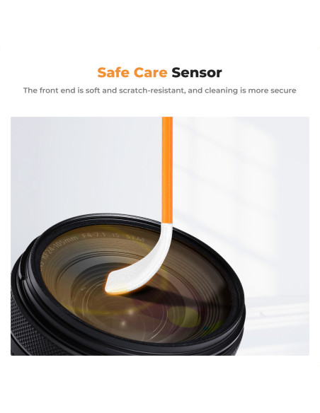 K&F Concept FullFrame čistilne palčke (10 kom) + 20 ml tekočine za čiščenje