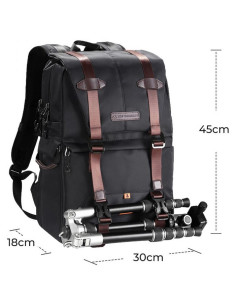 K&F Concept Backpack 20L Urban Wander 01 (Dark Brown) 2